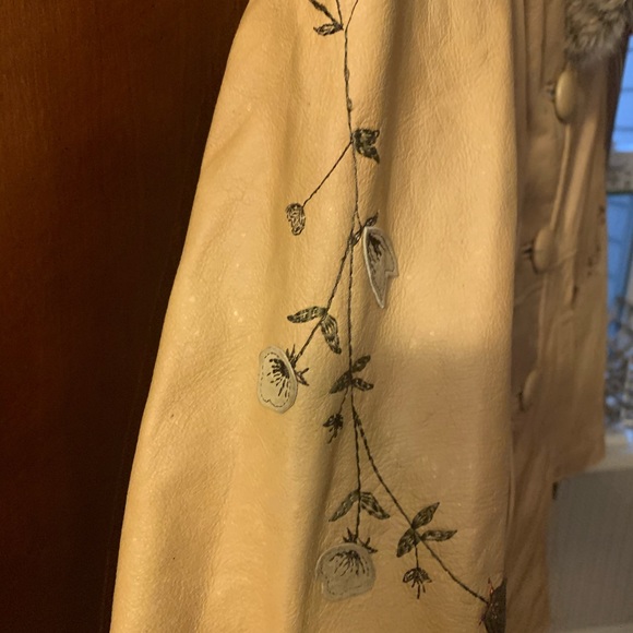 Leather Embroidered jacket - Picture 6 of 11